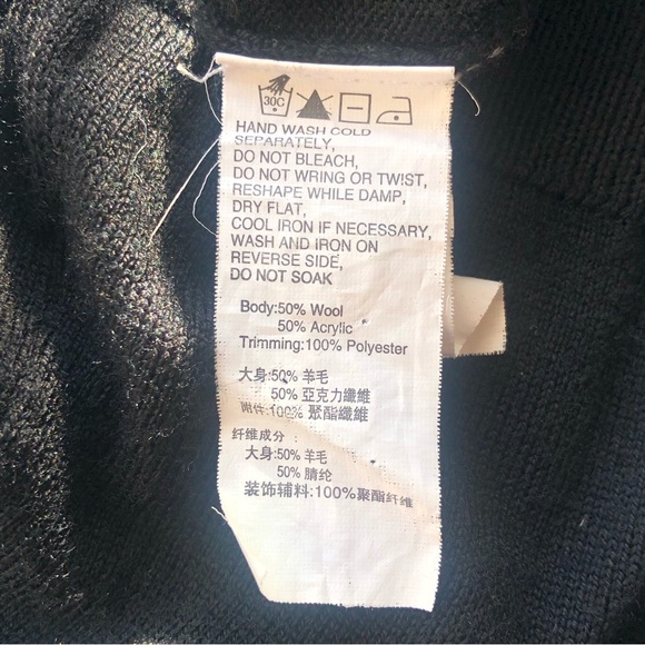 G2000WOMEN Collection Black and White Long Sleeve Blouse - Women's Medium/34 - Picture 14 of 15